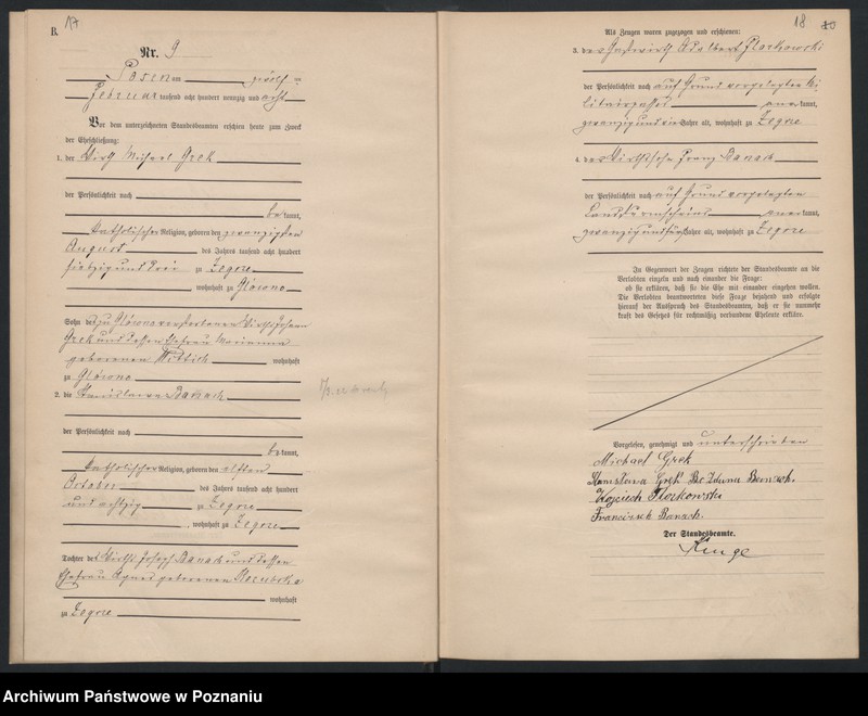 Obraz 11 z jednostki "Księga małżeństw"