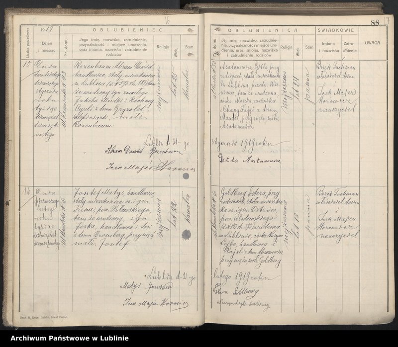 image.from.unit.number "Księga małżeństw"