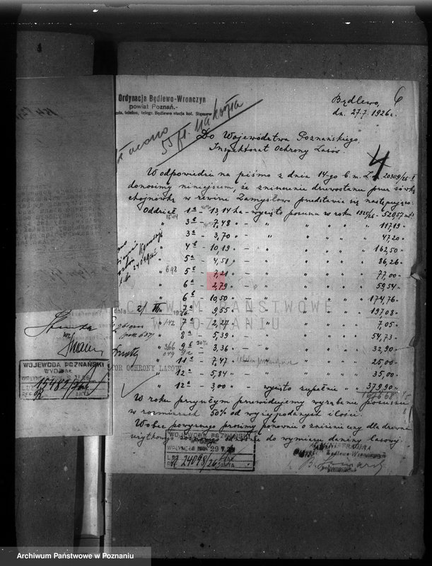 Obraz 9 z jednostki "Majętność leśna Wronczyn-Pomarzanowice powiat poznański"