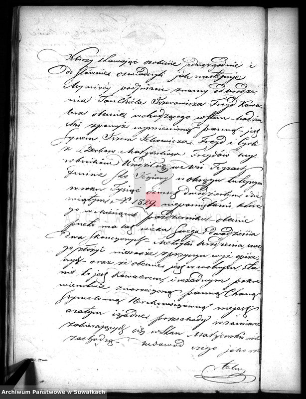 image.from.unit.number "Dowody Zawartych Małżeństw Starozakonnych w Okręgu Łoździeje w roku 1852"