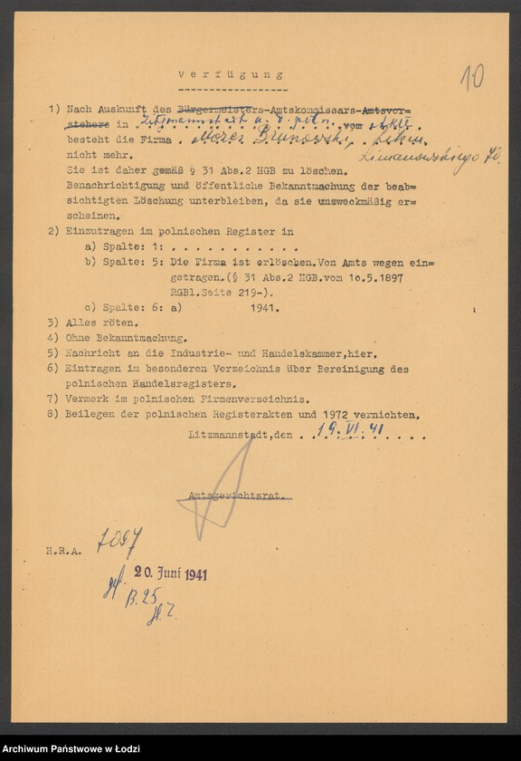 Obraz 12 z jednostki "Mozes Brunowski – sklep rzeźniczy"