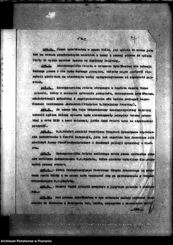 Obraz 11 z jednostki "Sprawy szczegółowo-administracyjne Pertraktacje z Niemcami w sprawie rybołówstwa morskiego"