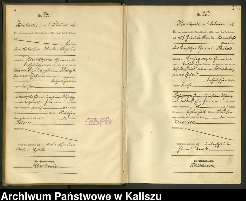 Obraz 16 z jednostki "[Księga urodzeń]"