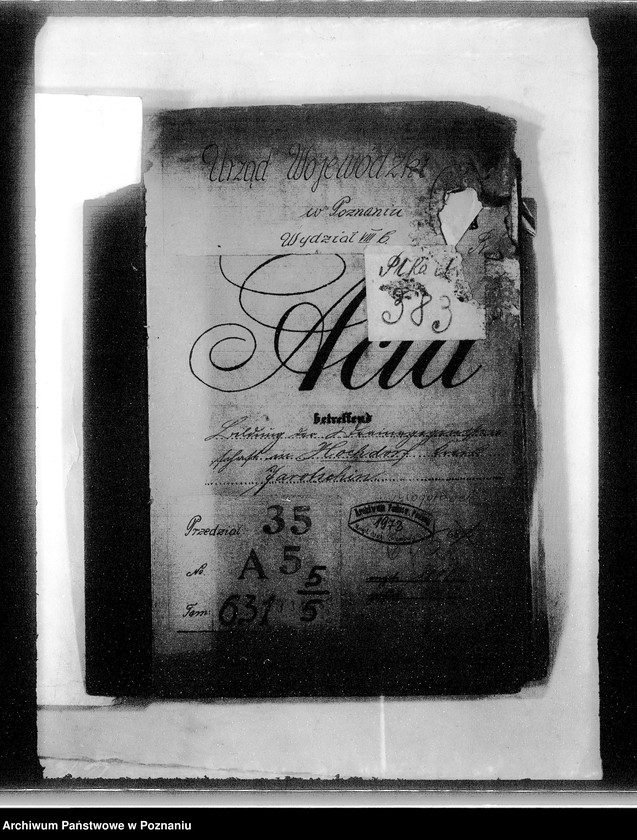 Obraz 4 z jednostki "Bildung der Draenage Genossenschaft Hochdorf Kreises Jarotschin /Wysogotówek/"