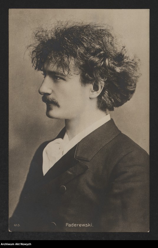 image.from.unit.number "I. J. Paderewski w latach 1892-1930. Fotografie wykonane w formacie kart pocztowych"