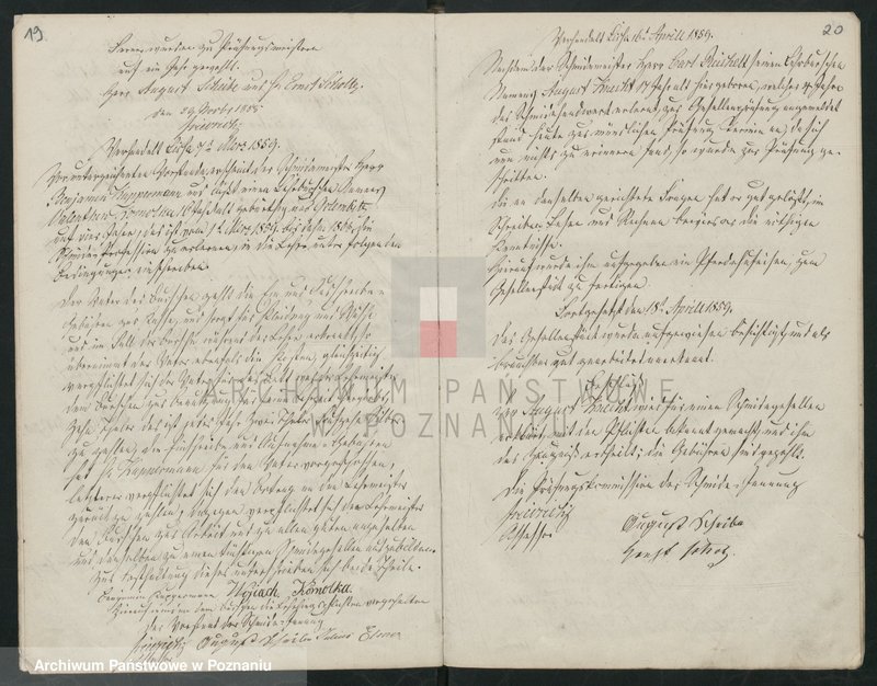 image.from.unit.number "Protokolarz Komisji Egzaminacyjnej cechu kowalskiego w Lesznie"