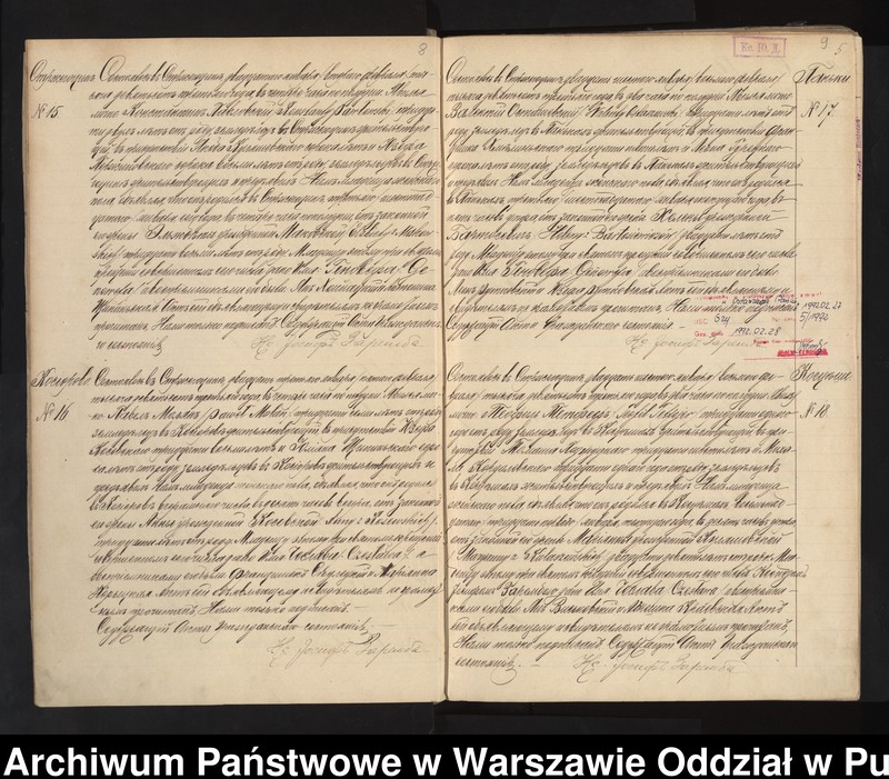 image.from.unit.number "Akta urodzeń, małżeństw i zgonów"