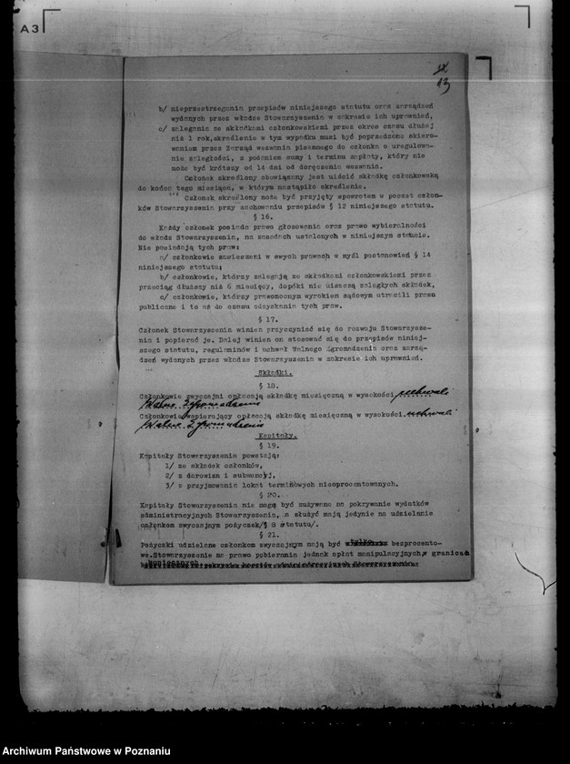 Obraz 17 z jednostki "/ Kasa Bezprocentowego Kredytu Rzemiosła Chrześcijańskiego w Poznaniu/"