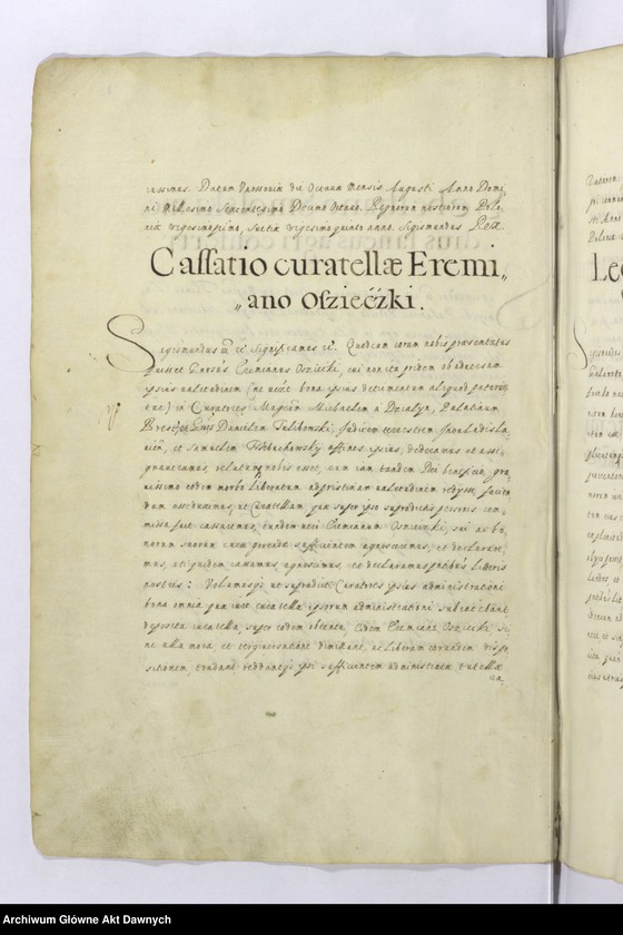 image.from.unit.number ""Regestrum secundum privilegiorum - - ad relationem - - Andreae Lipski a Lipe - - R.P. vicecancellarii"."