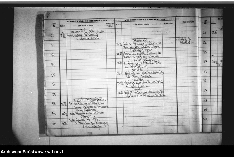 Obraz 11 z jednostki "Tagebuch [Dziennik przychodzącej i wychodzącej korespondencji]"