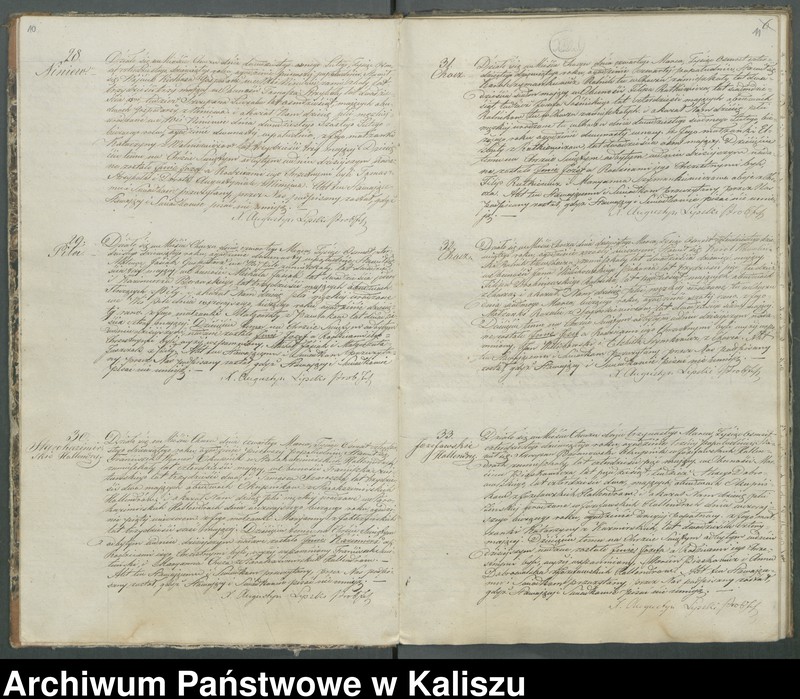 Obraz 10 z jednostki "Książka duplikat aktów urodzeń, zaślubień i zejść"