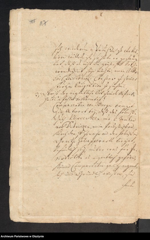 image.from.unit.number "In S. [Sachen] des Anthon von Warckau wegen seiner Abwesenheit"