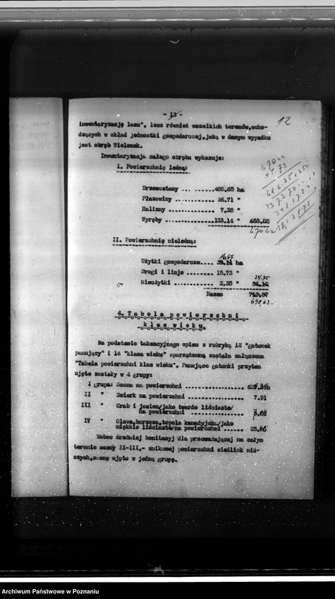 image.from.unit.number "Operat urządzeniowy lasów majątku Oporów powiat szamotulski 1929-1939"