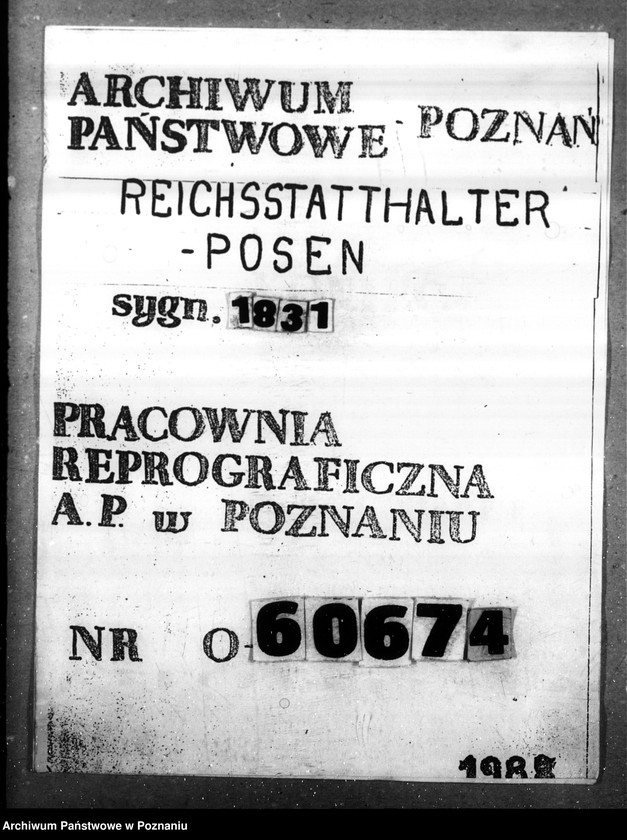 Obraz 1 z jednostki "Lageberichte aus dem Kreise Kalisch"