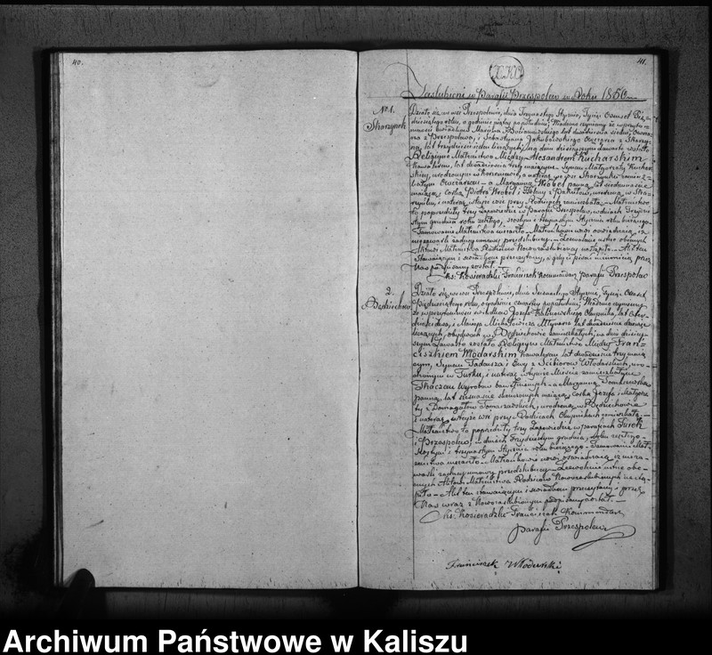 Obraz 20 z jednostki "Księga duplikat urodzonych, zaślubionych i zmarłych"