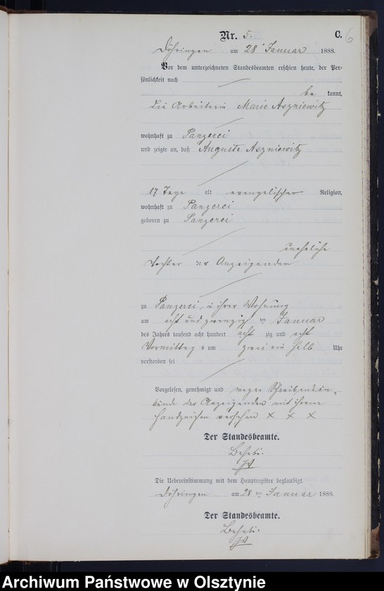 image.from.unit.number "Sterbe-Neben-Register Nr 1 - 42"