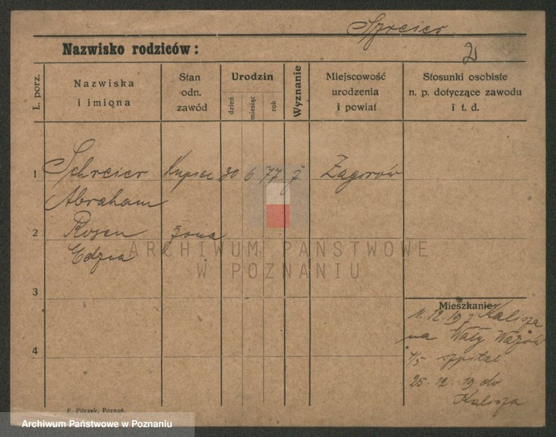 Obraz 7 z jednostki "Szrajer (Schrei...) - Szreder (Schrö..) (żonaci i wdowy)"