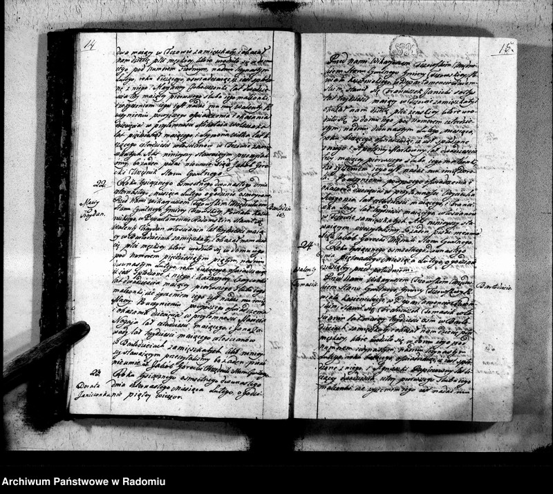 image.from.unit.number "Księga urzędnika stanu cywilnego gminy Tczowskiey do zapisania wszelkich aktów rok 1812"