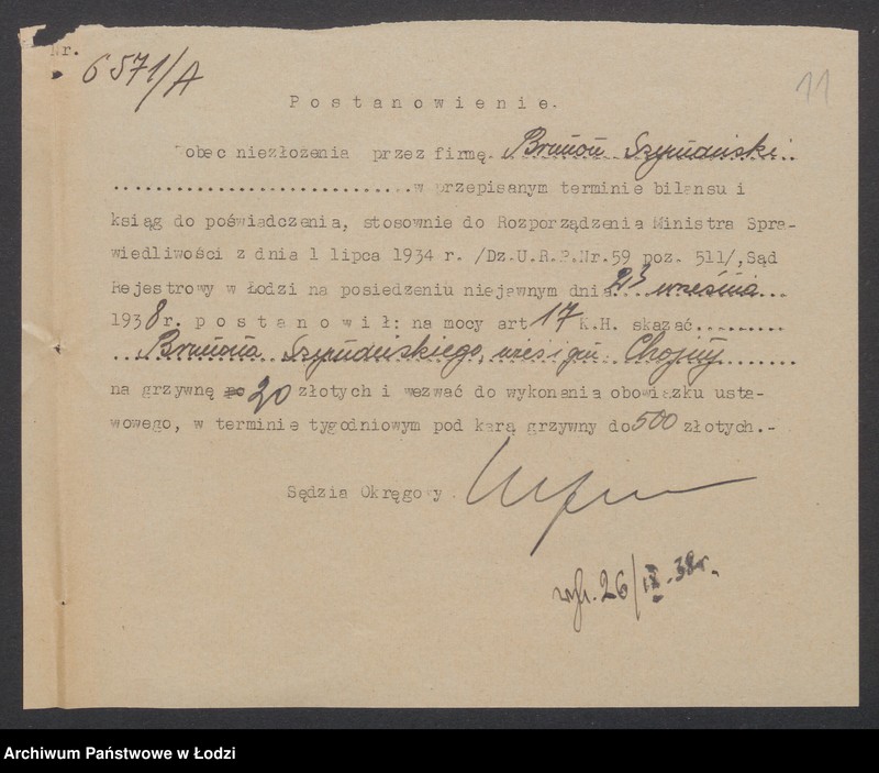 Obraz 13 z jednostki "Brunon Szymański- sprzedaż zboża i mąki"