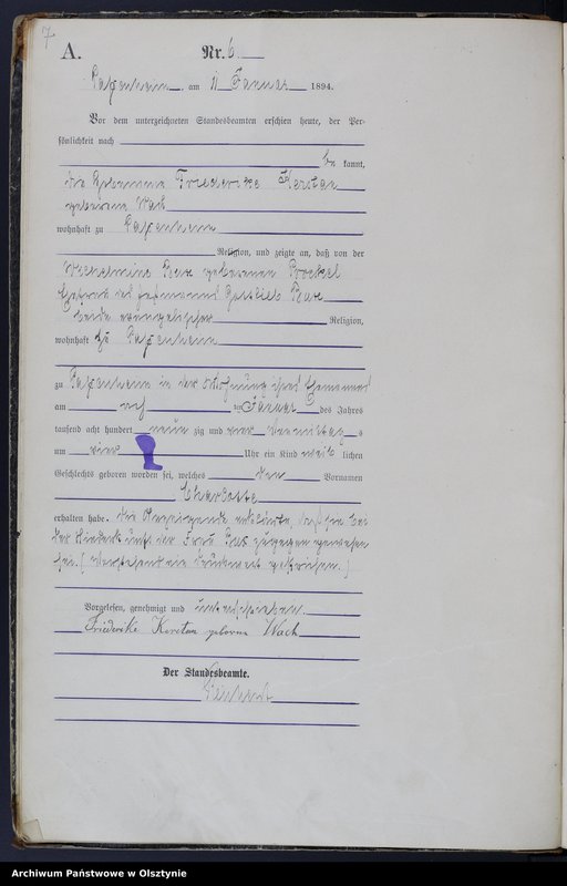 image.from.unit.number "Geburts-Haupt-Register Nr 1 - 78"