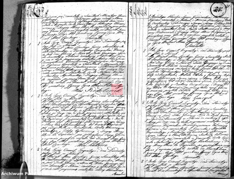 image.from.unit.number "Księga aktów ślubnych gminy suwalskiey, powiatu dąbrowskiego w departamencie łomżyńskim od dnia 1 maja 1813 po 1 maja 1814"