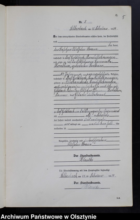 image.from.unit.number "Sterbe-Neben-Register Nr 1 - 26"