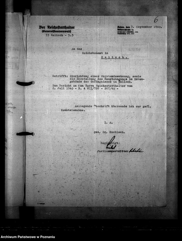 Obraz 10 z jednostki "Haftanstalt - Kalisch"