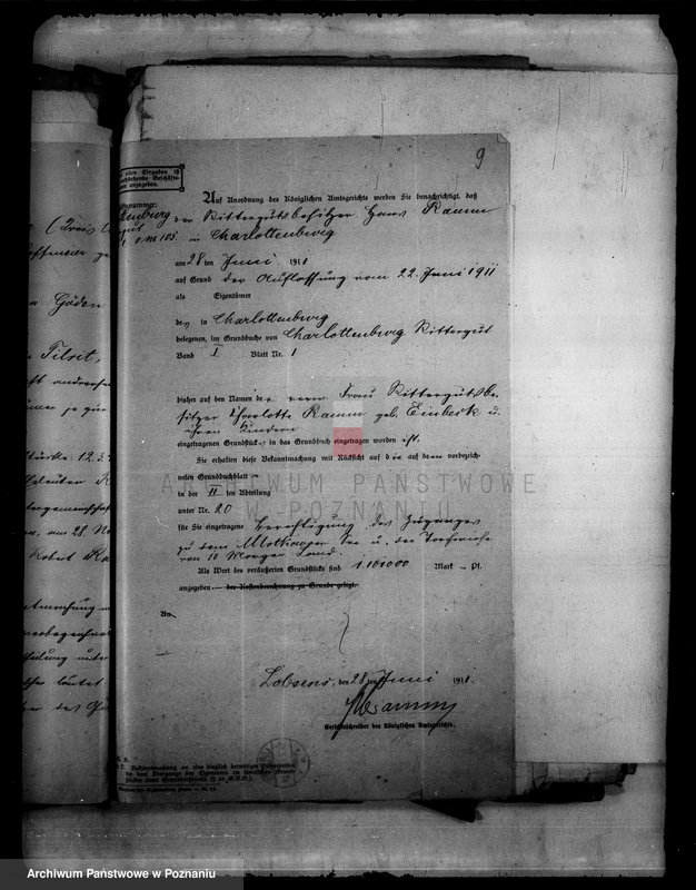 Obraz 13 z jednostki "Przymusowy wykup majątku Falmierowo powiatu wyrzyskiego"