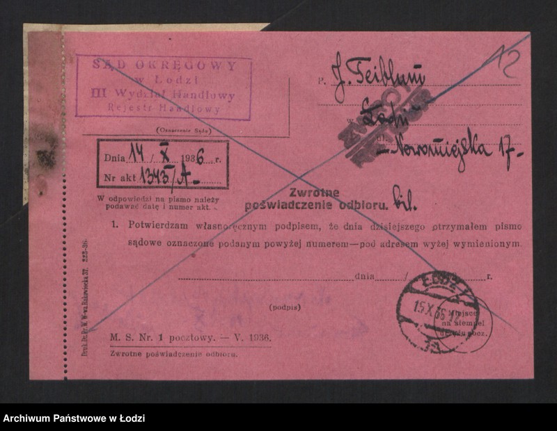 Obraz 14 z jednostki "Jankiel Teiblum- skład chustek"