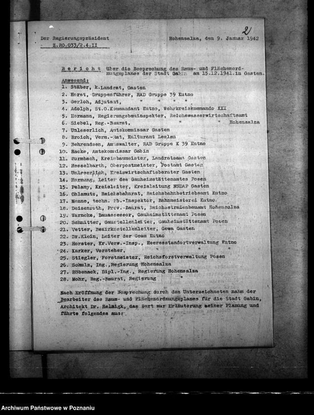 Obraz 6 z jednostki "Wirtschaftsplan Gostynin und Gąbin"