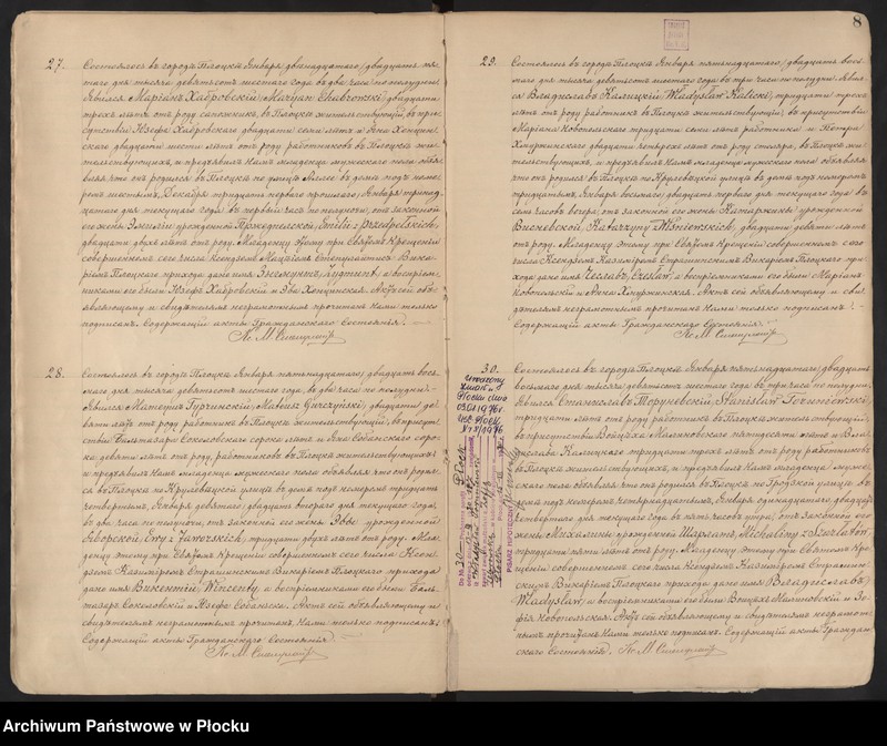 image.from.unit.number "Akta urodzeń, małżeństw i zgonów"