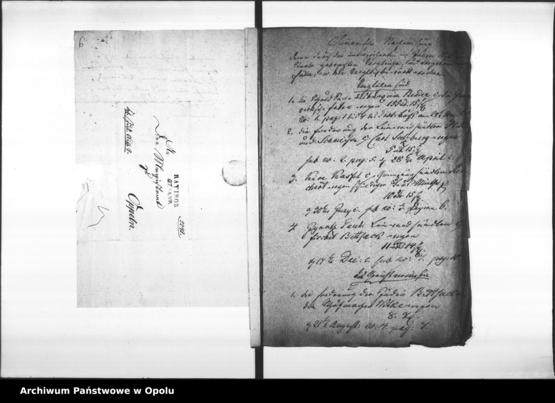 Obraz 9 z jednostki "Acta des Magistrats zu Oppeln betreffend die Einreichung der Nachweisungen der von den Schiedsmänner zu Stande Gebrachten Vergleiche an das Königl[iche] Oberlandesgericht. De Anno 1835-1858"