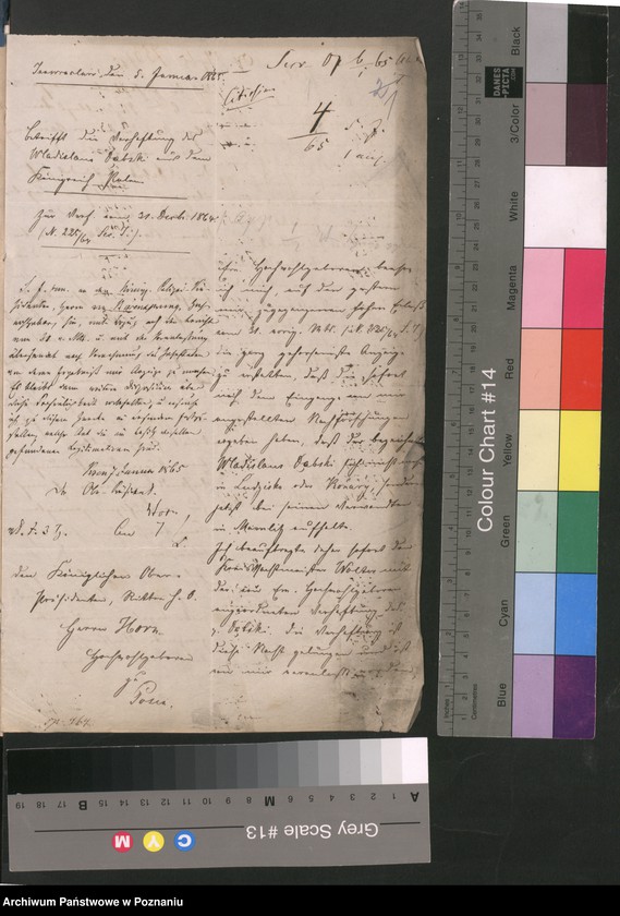 Obraz 4 z jednostki "Die aus Anlass der pollnischen Insurrektion stattgefundene Uebertritt polnischer und diesseitiger Untertanen."