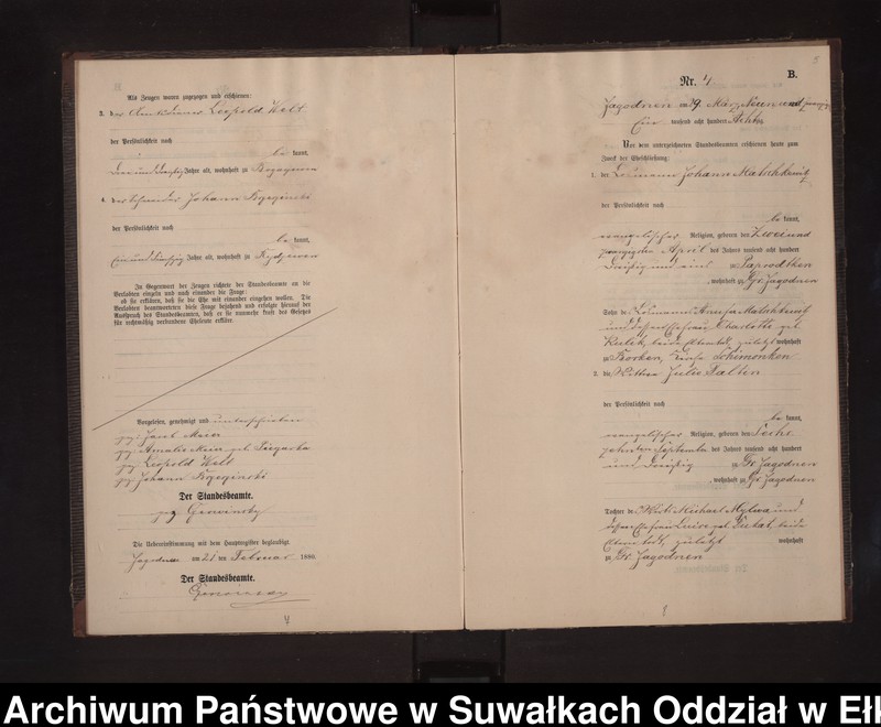 image.from.unit.number "Heiraths-Neben-Register des Preussischen Standes-Amtes Rydzewen Kreis Loetzen"