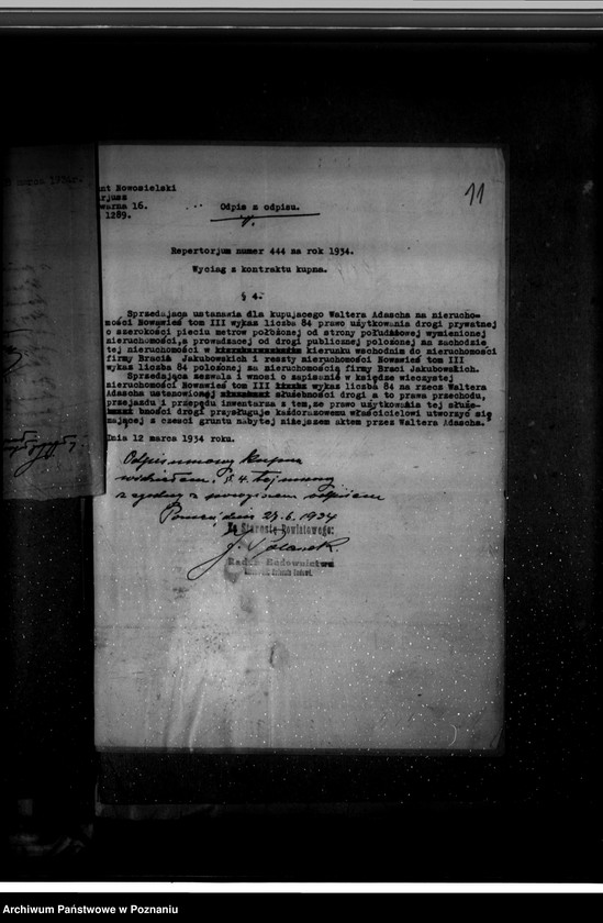 Obraz 16 z jednostki "Zatwierdzenie zakładu przemysłowego /wytwórni kafli/ w. Adascha w Antoninku powiat poznański"