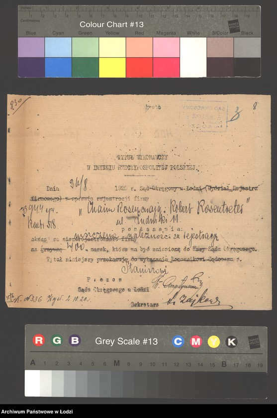 Obraz 10 z jednostki "Chaim Rozencwajg i Robert Rosentreter- blicharnia"