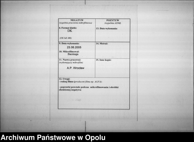 Obraz 3 z jednostki "[Wypisy z ksiąg metrykalnych parafii opolskiej, artykuły prasowe i materiały rękopismienne dotyczące historii Opola, cechów opolskich, polskiej wojny sukcesyjnej z lat 1733-1738]"