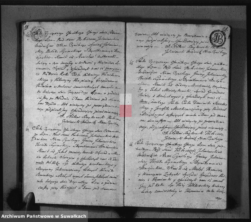 image.from.unit.number "Akta Zeyścia Gminy Jeleniewskiey Roku 1808"