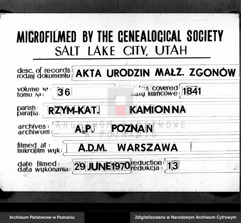 image.from.unit.number "Duplikat baptisatorum, copulatorum, mortuorum"