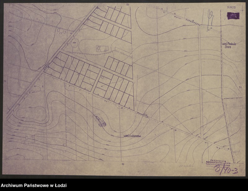 Obraz 3 z jednostki "Plan m. Łodzi 1:2000. Sekcja NO75"
