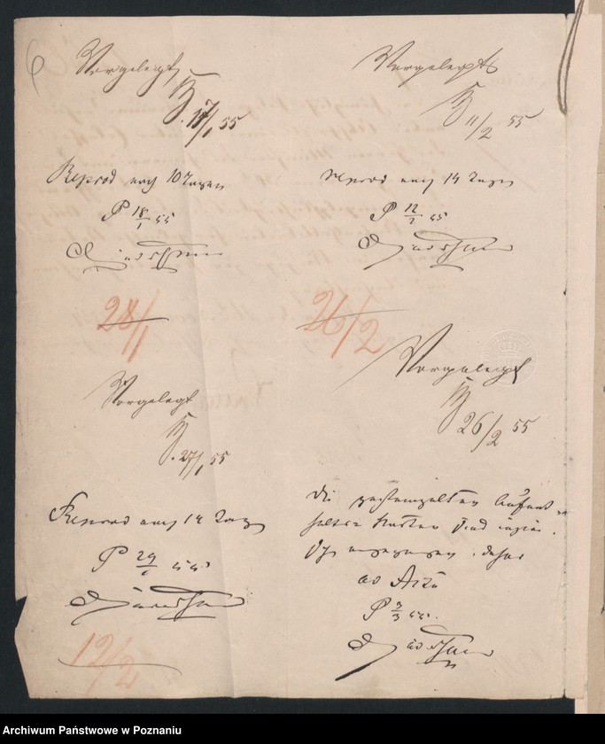 Obraz 10 z jednostki "A. betr. die Erteilung von Aufenthalts-Karten an polnische Flüchtlinge und Namensverzeichnis"