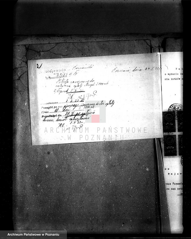 Obraz 6 z jednostki "Majętność Góra pow. jarociński, własność Fischer von Mollard nr fabr. kotła 20006 nr woj. kotła 92"