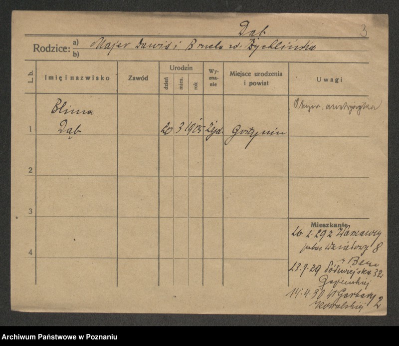Obraz 5 z jednostki "Dąb (Domb - Dąbrowski (żony, wdowy)"
