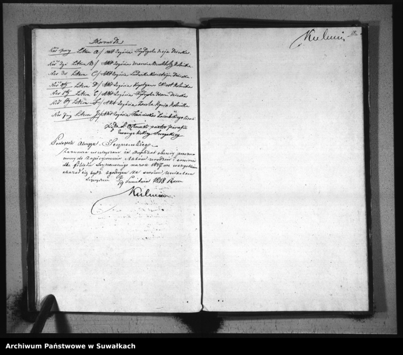 Obraz 13 z jednostki "Księga Duplikat do zapisywania Aktów Urodzenia, Zaślubienia i Zeyścia dla filiału Seyneńskiego Ewangelickiego na Rok 1847."