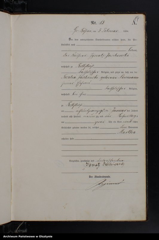 image.from.unit.number "Geburts-Haupt-Register Nr 1 - 98"