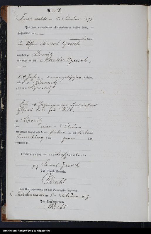 image.from.unit.number "Sterbe-Neben-Register Nr 1 - 162"