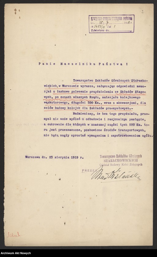 image.from.unit.number "Podania (skargi i zażalenia), tom II"