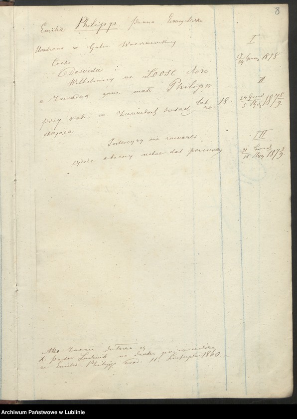 Obraz 11 z jednostki "Raptularz aktów małżeństw"