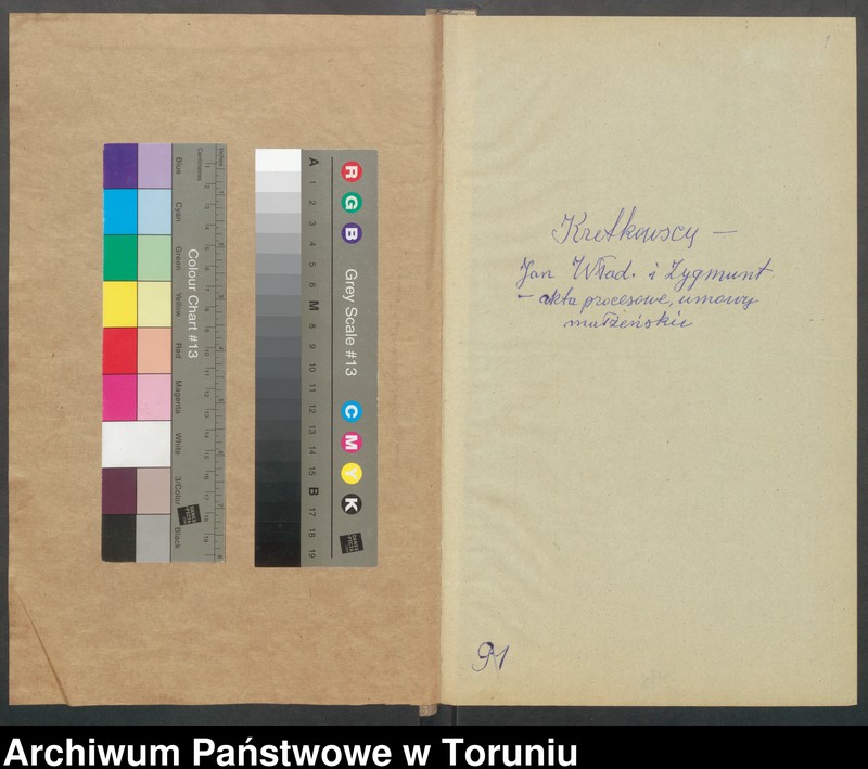image.from.unit.number "Kretkowscy [Jan, Władysław i Zygmunt] - akta procesowe w sprawach rodzinnych, umowy małżeńskie"