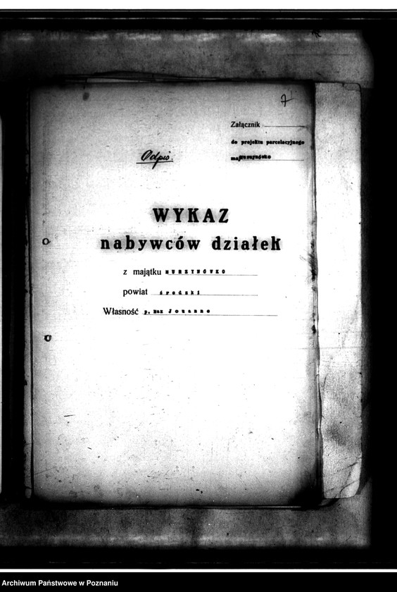 Obraz 11 z jednostki "/Parcelacje majątku Murzynówko powiat średzki/"